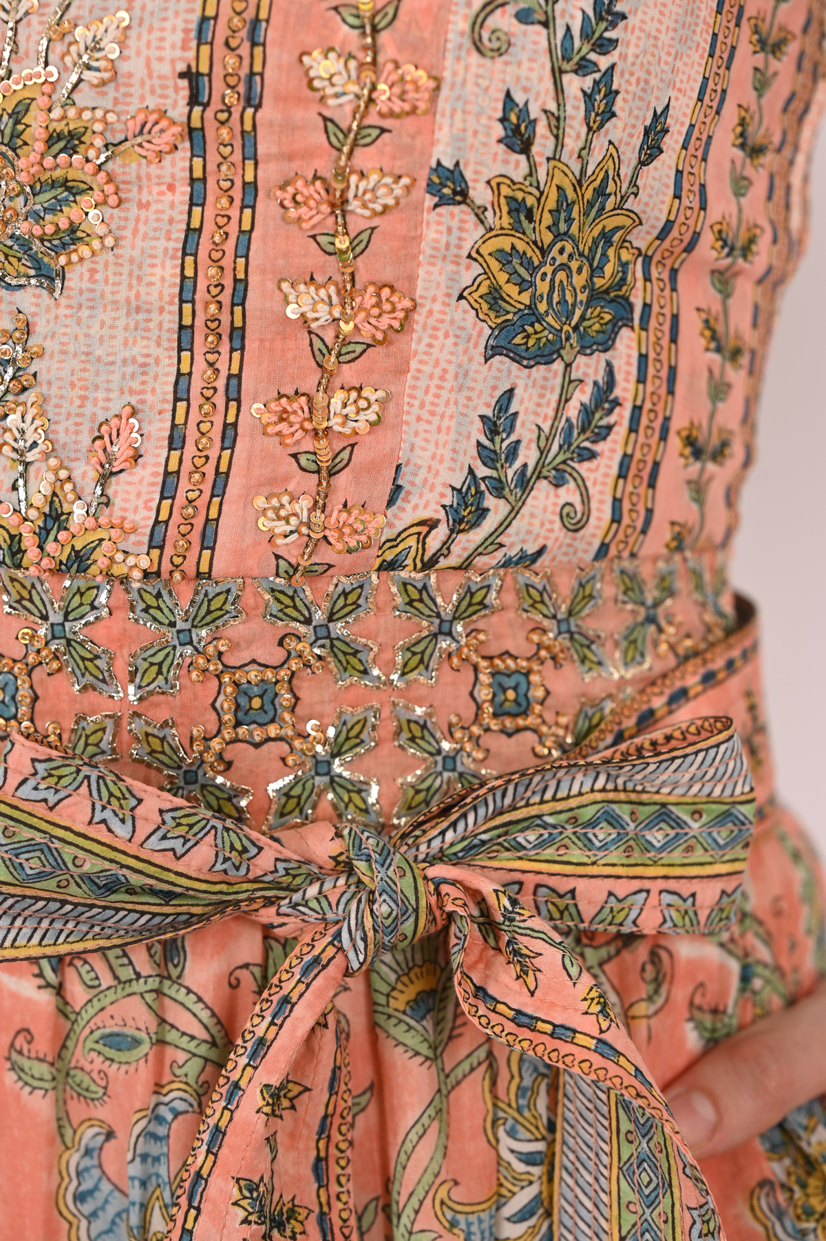 Embroidered Arya Maxi Dress