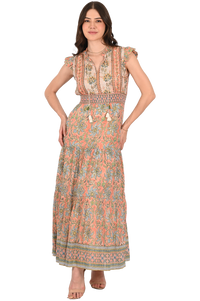 Embroidered Kate Maxi