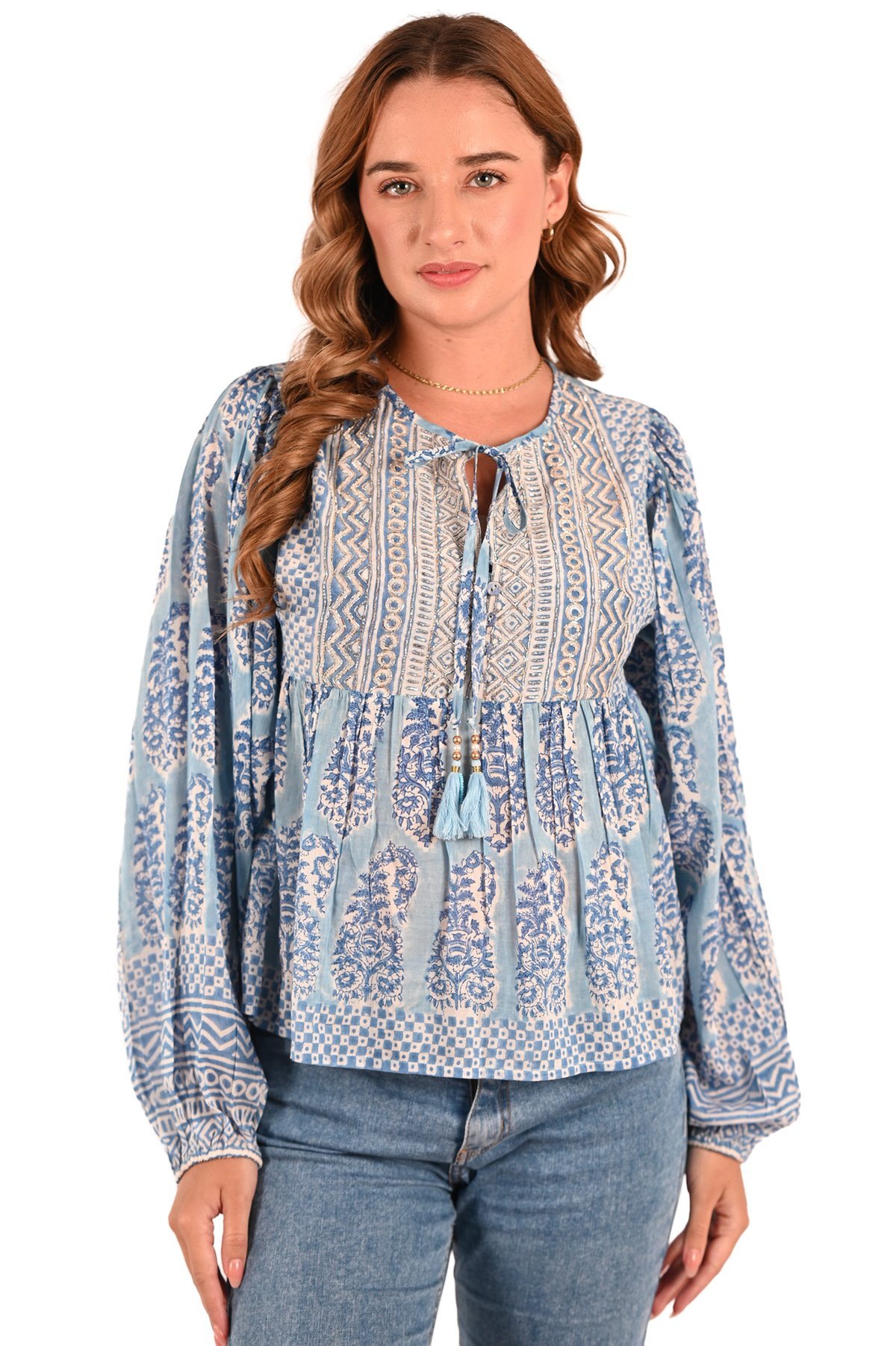 Embroidered Melia Top