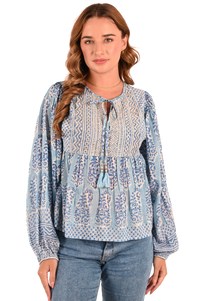 Embroidered Melia Top