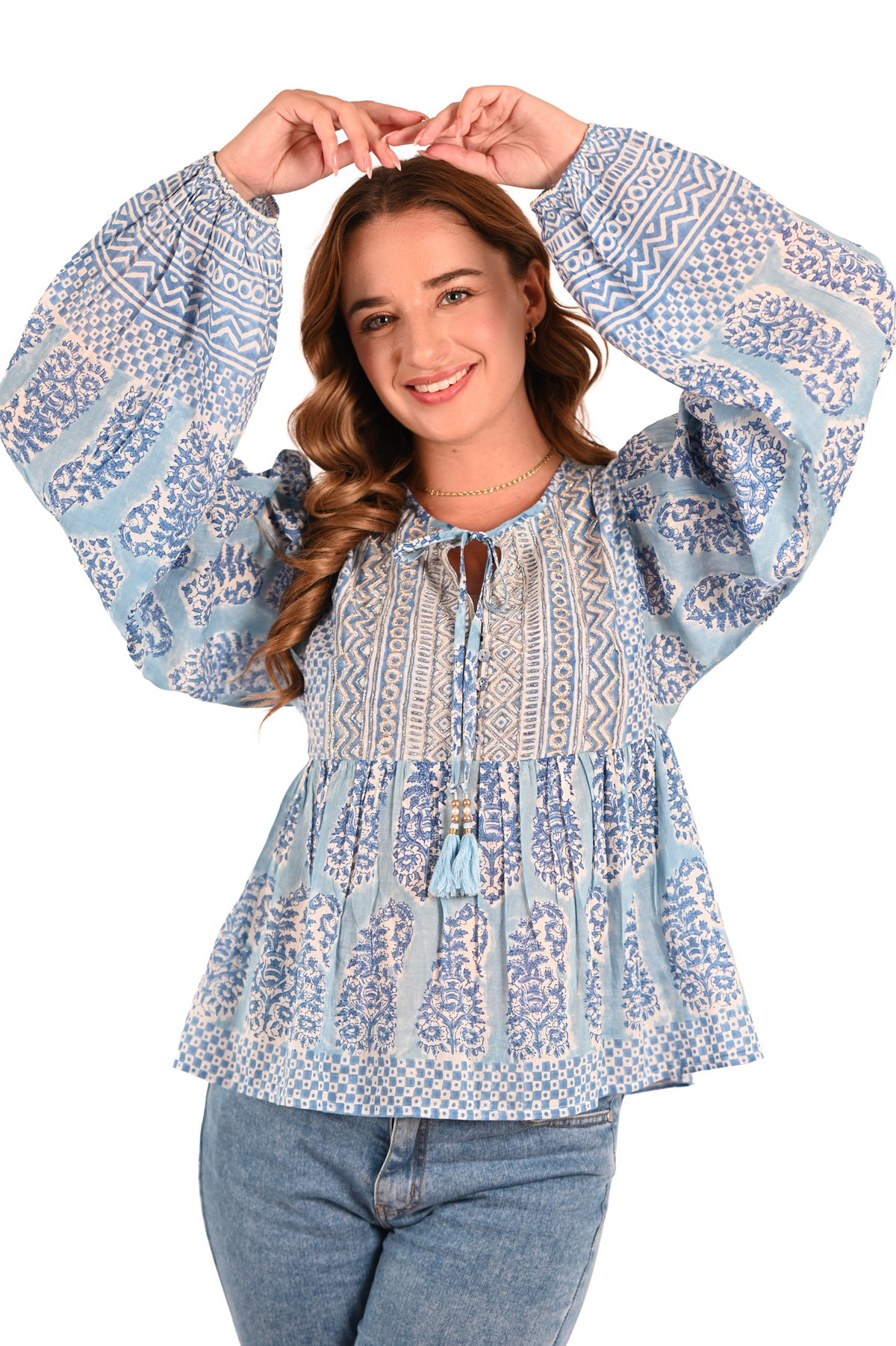 Embroidered Melia Top