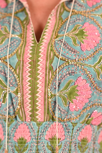 Embroidered Kate Maxi