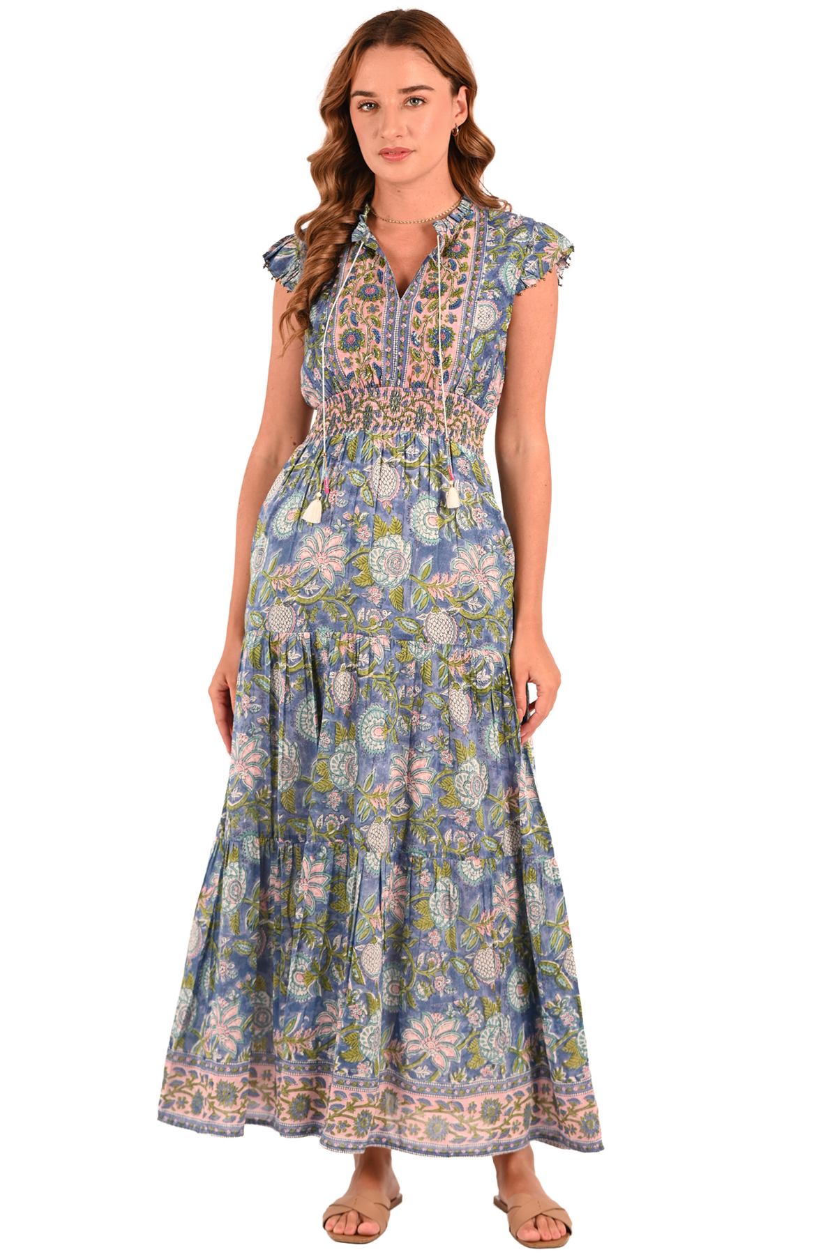 Embroidered Kate Maxi