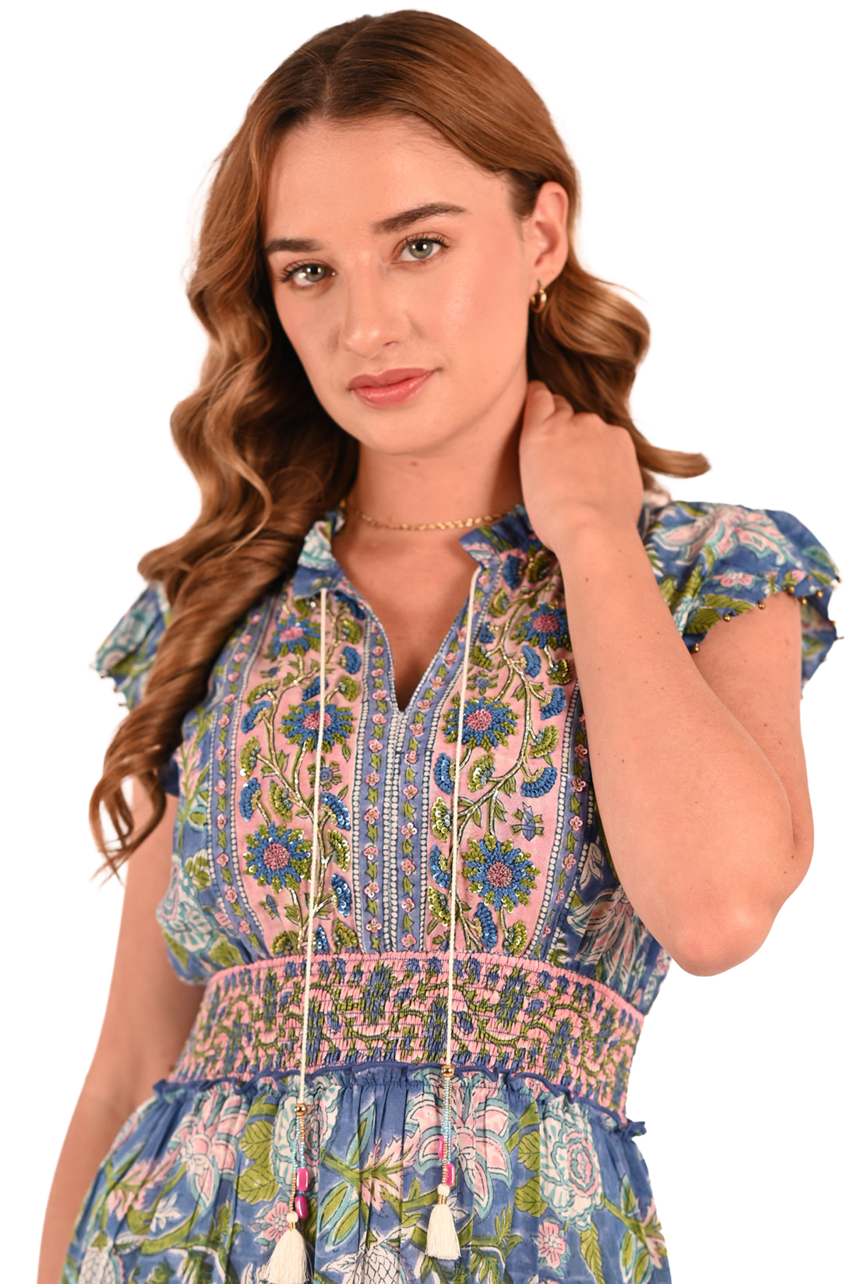 Embroidered Kat Mini