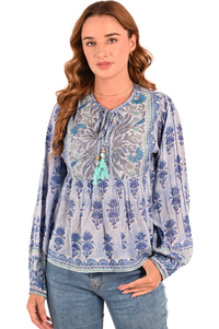 Embroidered Melia Top