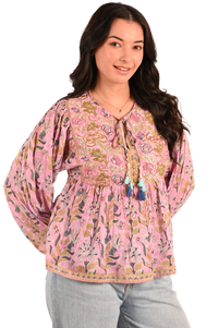 Embroidered Melia Top